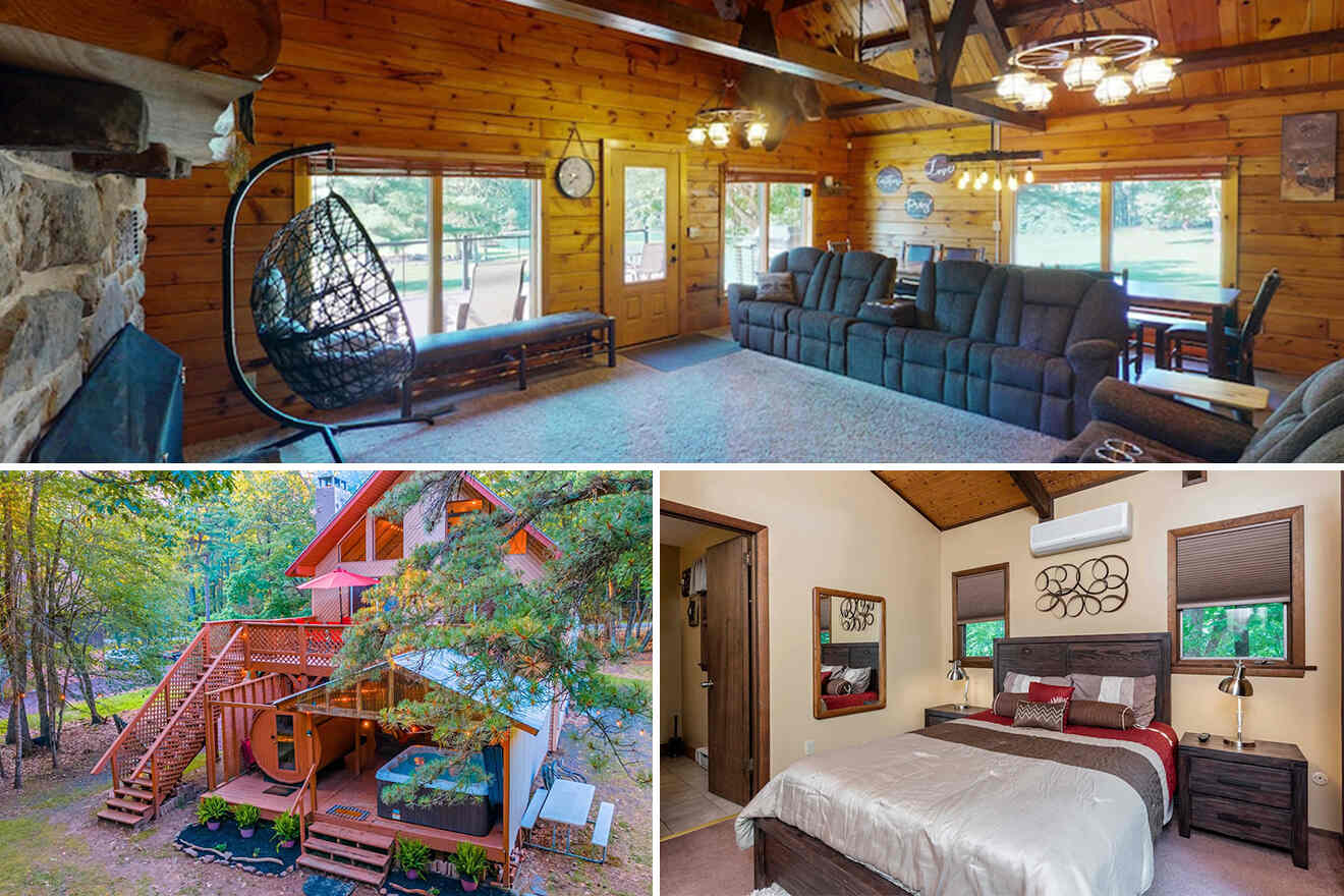 1 1 Best large cabins with swimming pool in PA USA