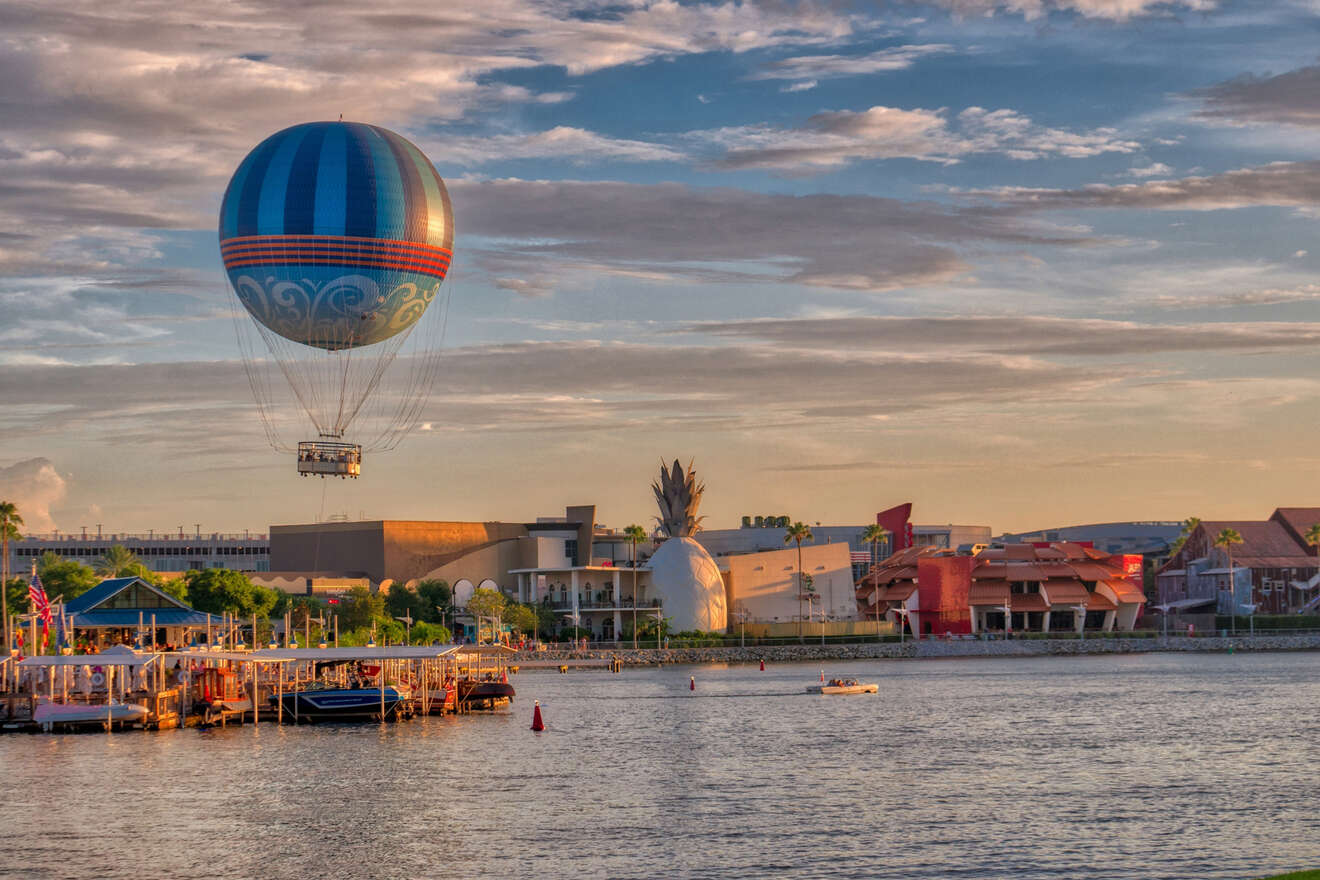 view from Disney Springs