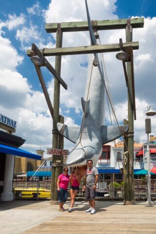 12 head inside Jaws Orlando