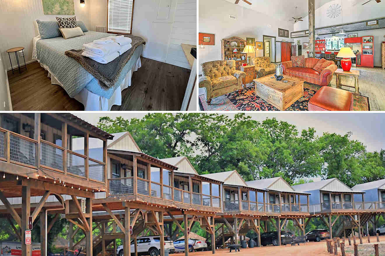 2 Cabins with free kayaks San Antonio