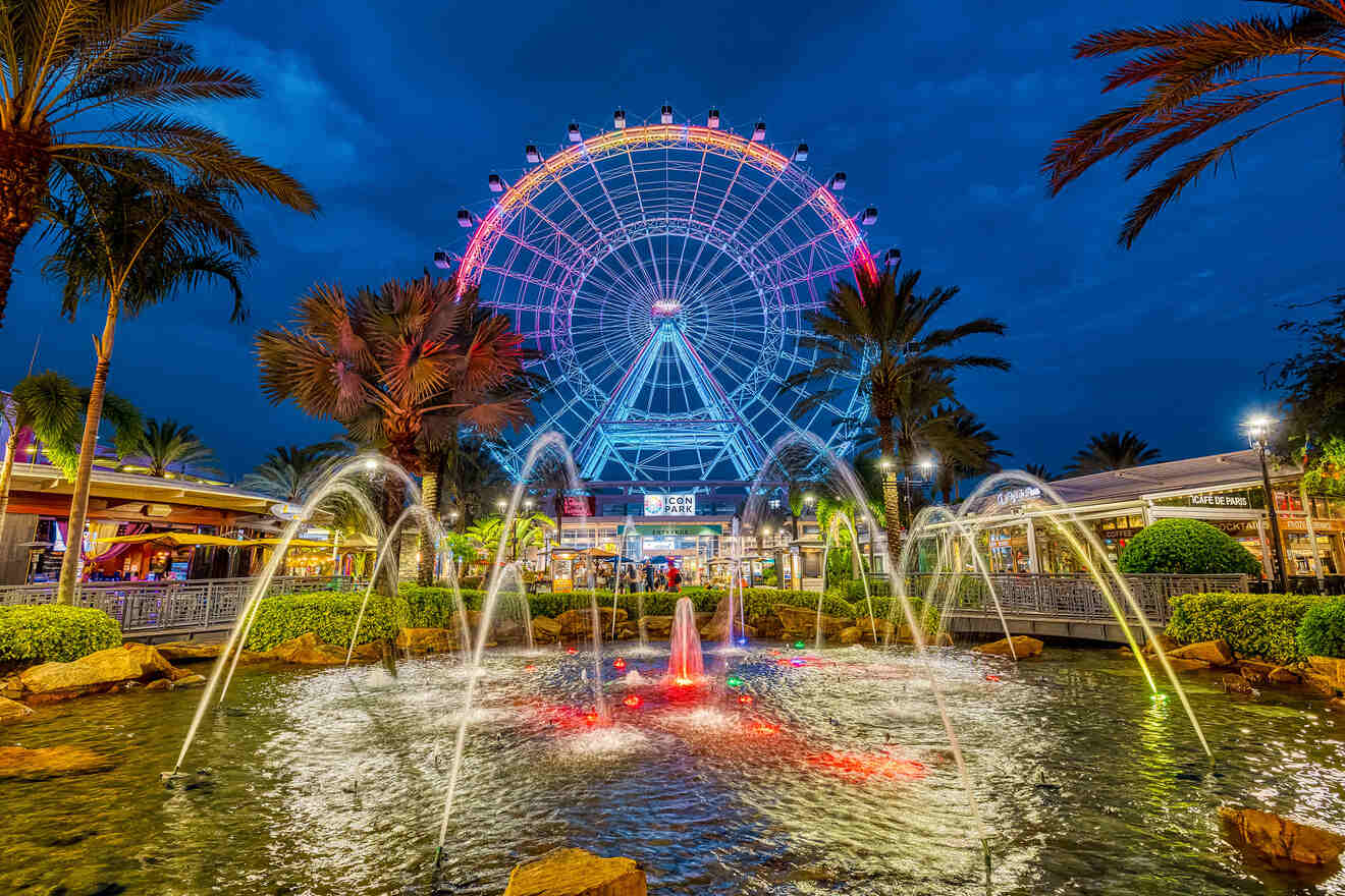 view of the Orlando Observation Wheel