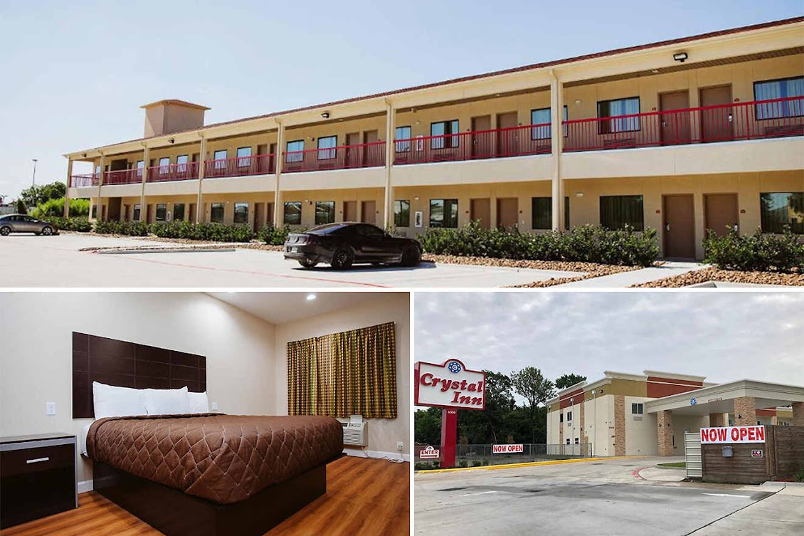 3 2 budget hotels with free parking Houston