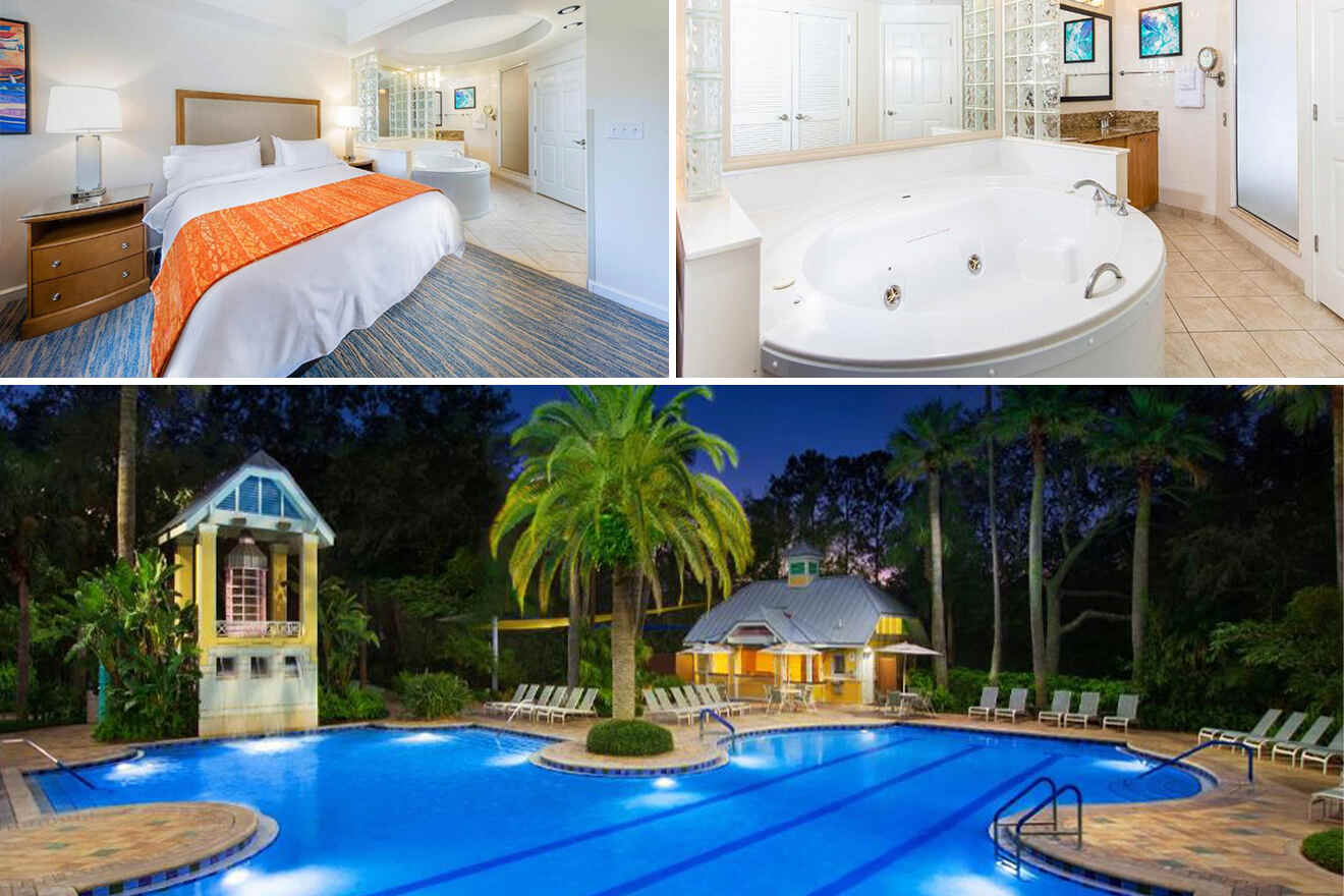 14 TOP Orlando Hotels with a Jacuzzi in the Room!