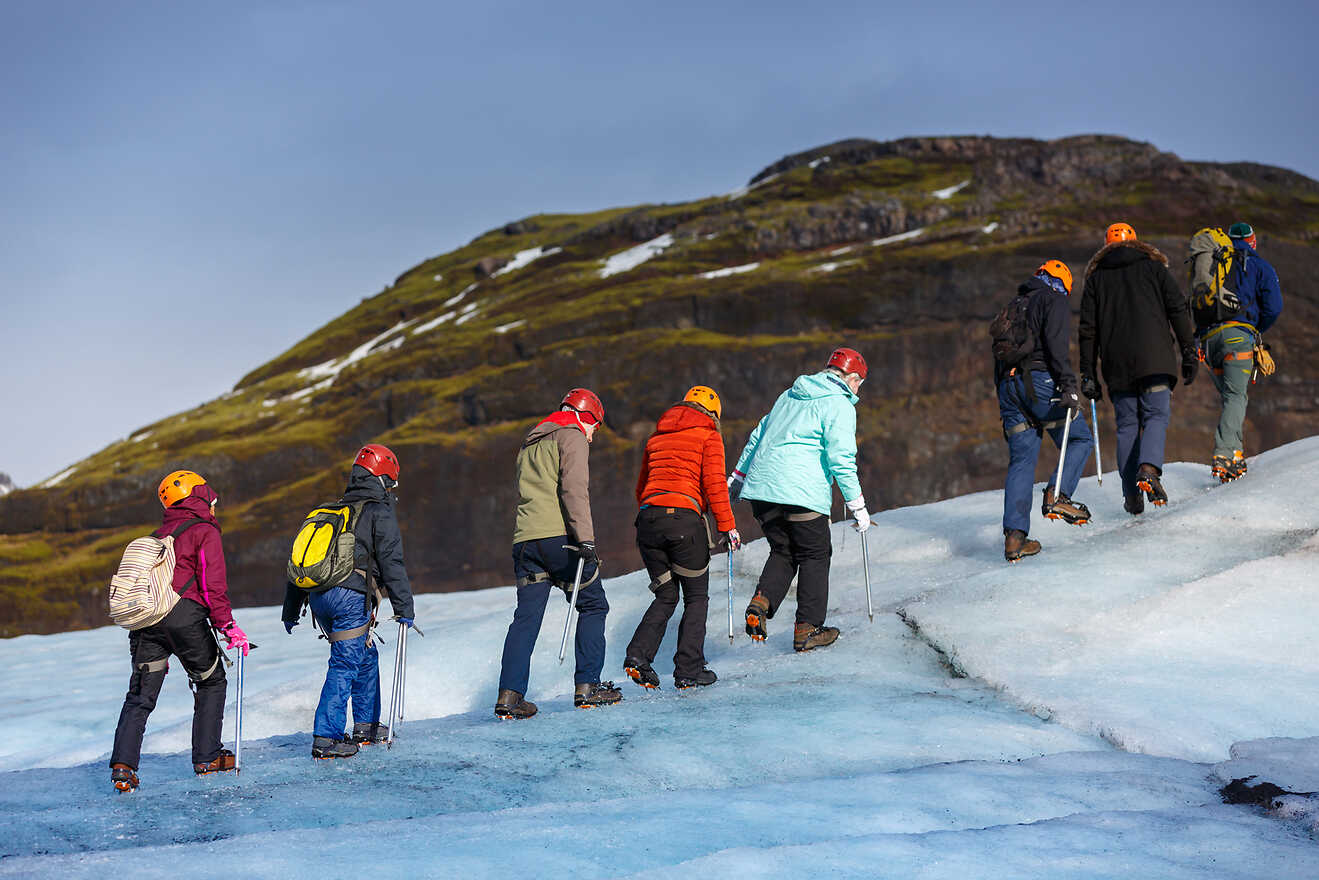 9 Solheimajokull Glacier hiking ice climbing