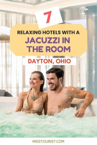 Hotels in Dayton Ohio with jacuzzi in room PIN 1