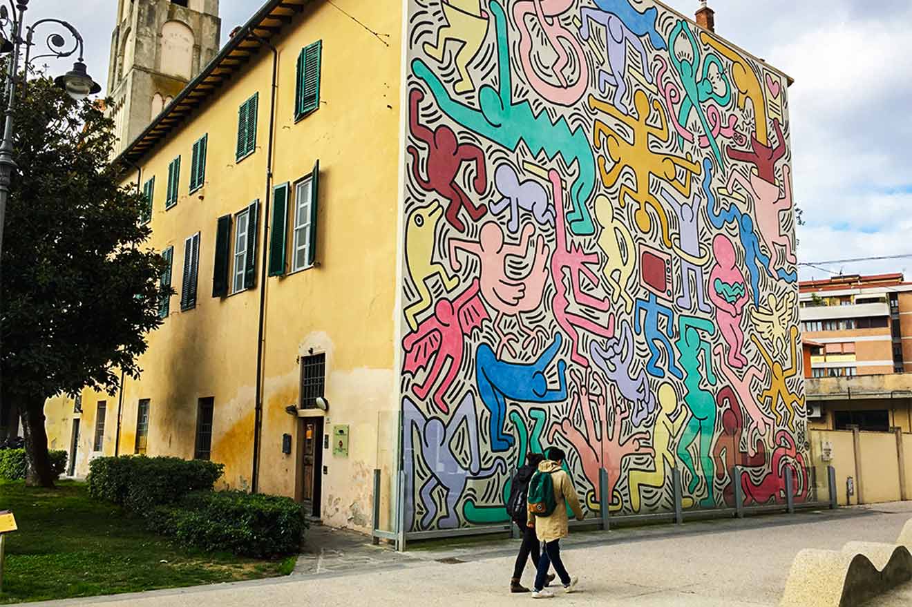 Tuttomondo Mural by Keith Haring