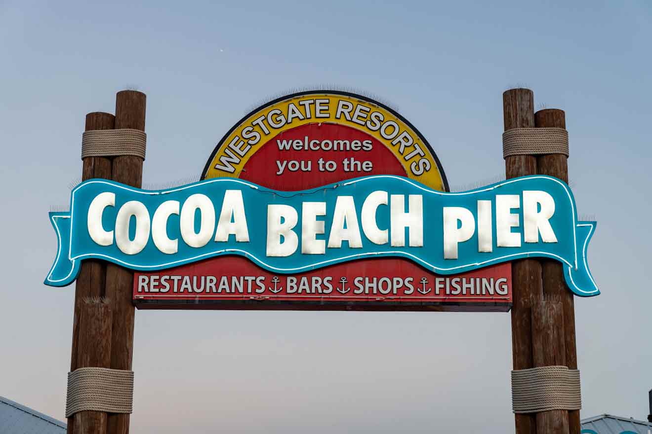 cocoa beach pier entrance