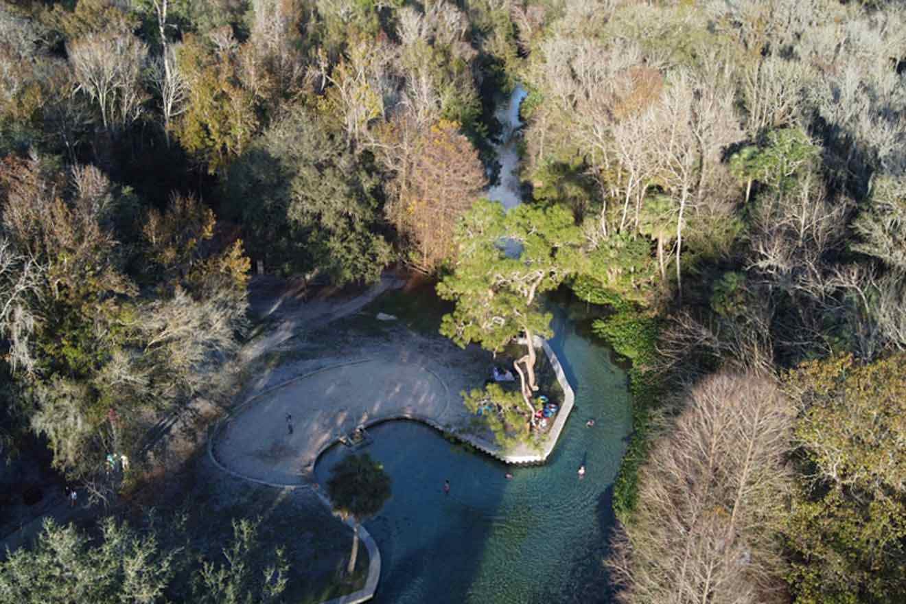 aerial view over Rock Springs