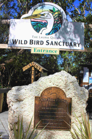 wild bird sanctuary entrance