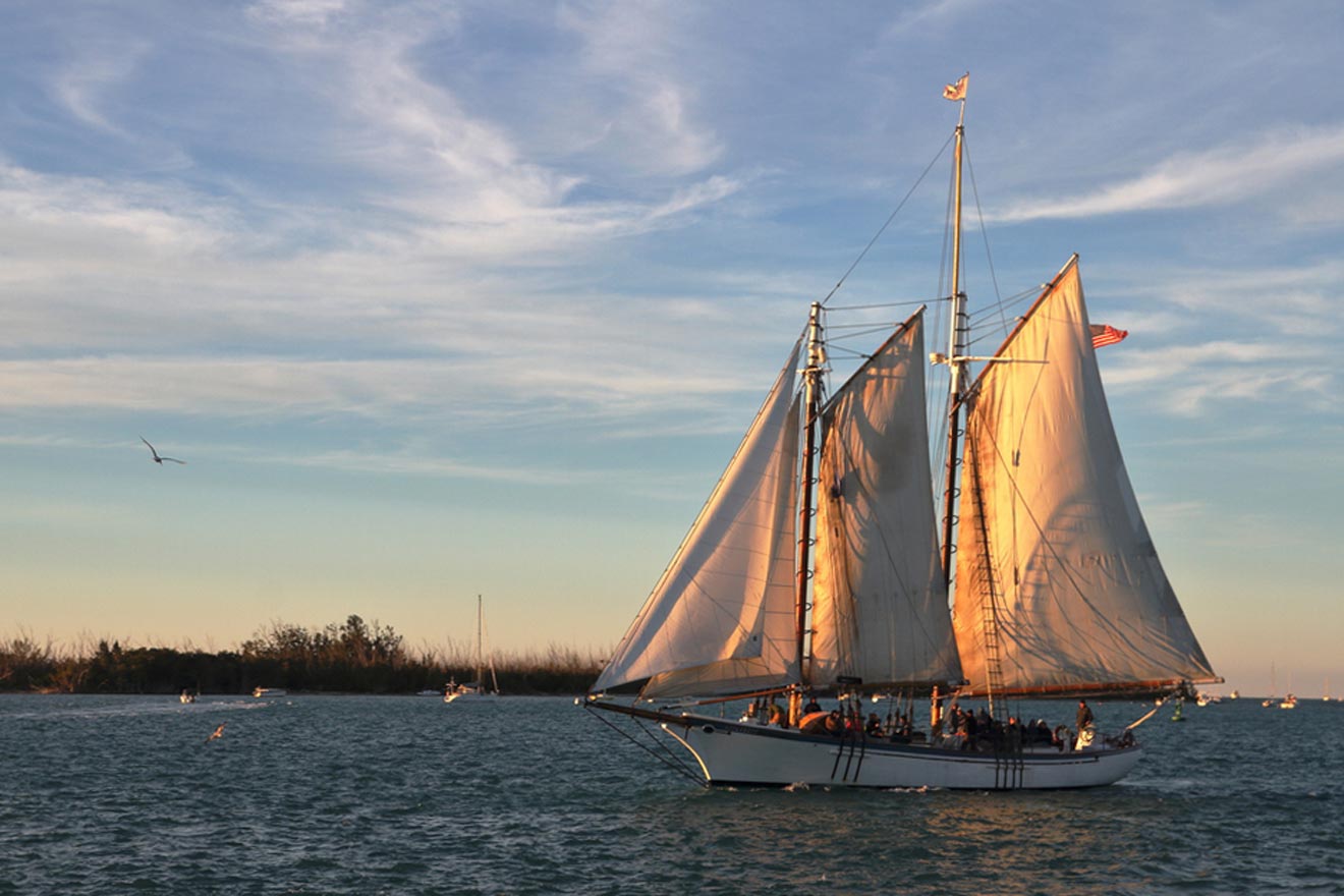 17.2 wine tasting sunset sail Key West