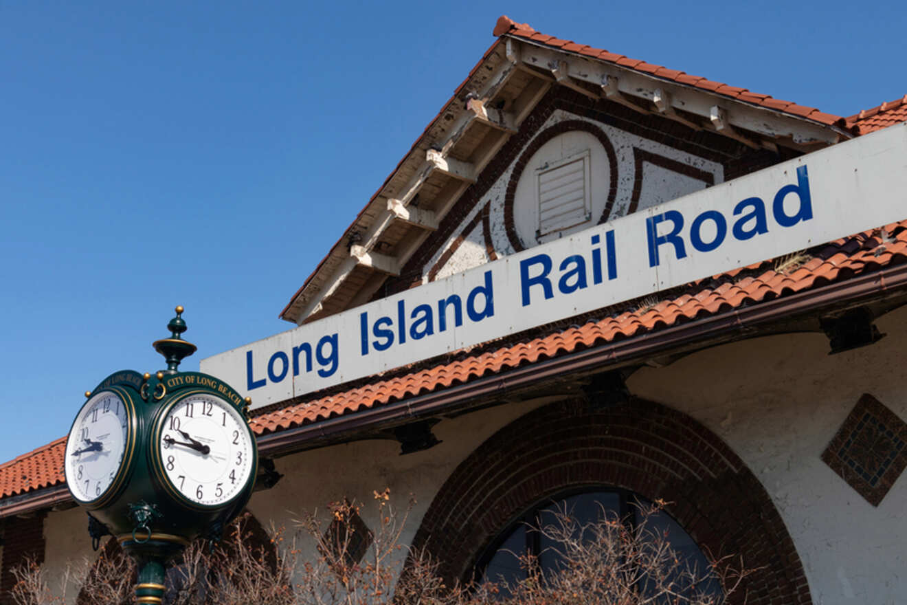 image from the rail road building in Long Island