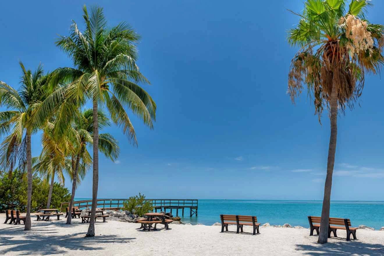 sitting area on the beach 