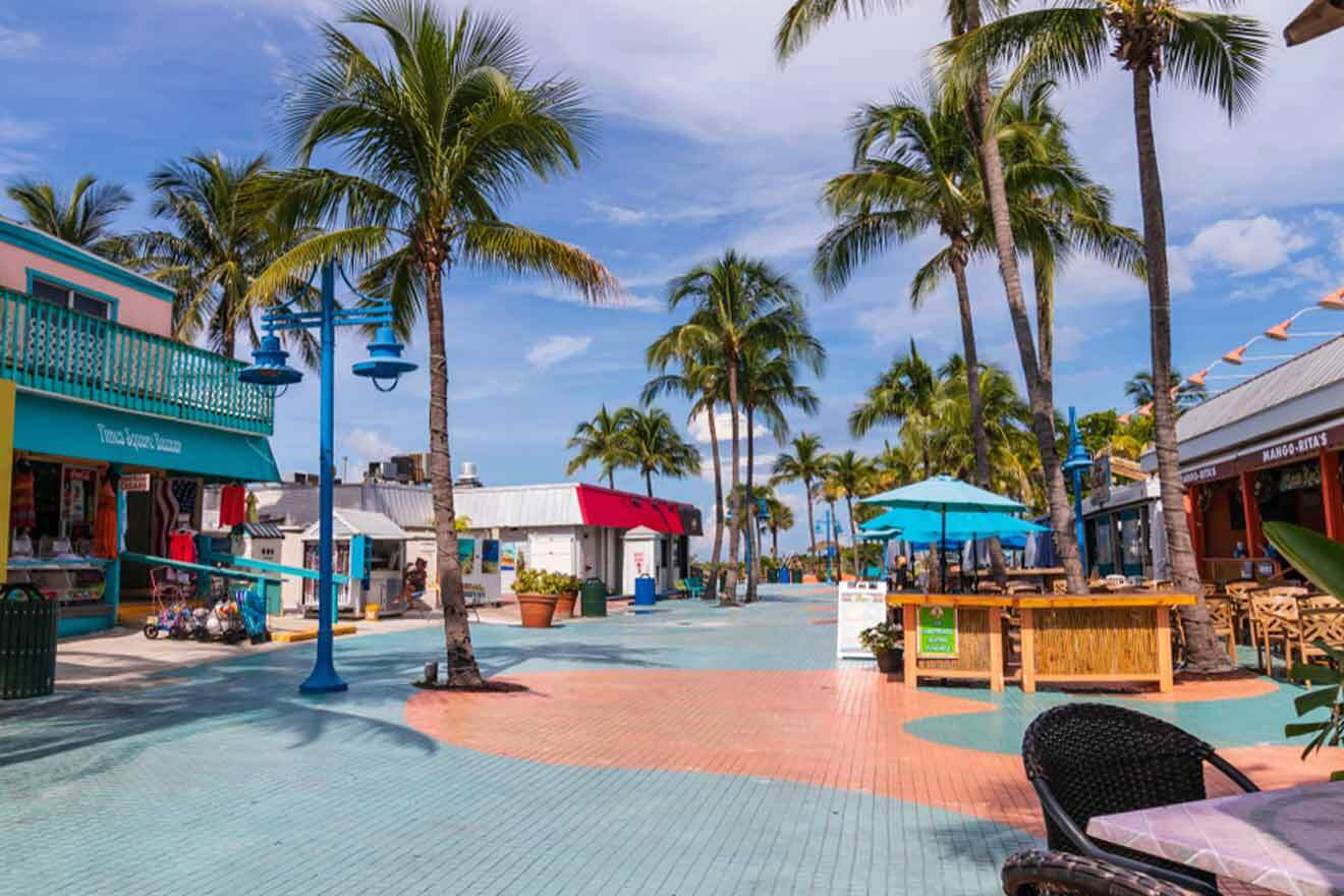 view over Fort Myers’ Times Square