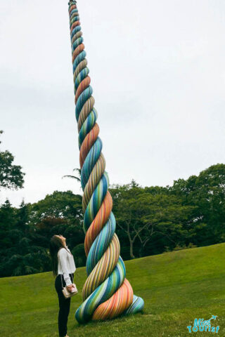 piece of art from the LongHouse Reserve