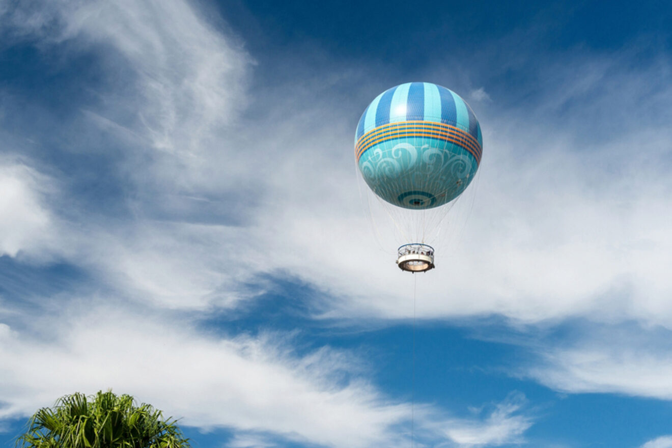 giant helium balloon in the sky