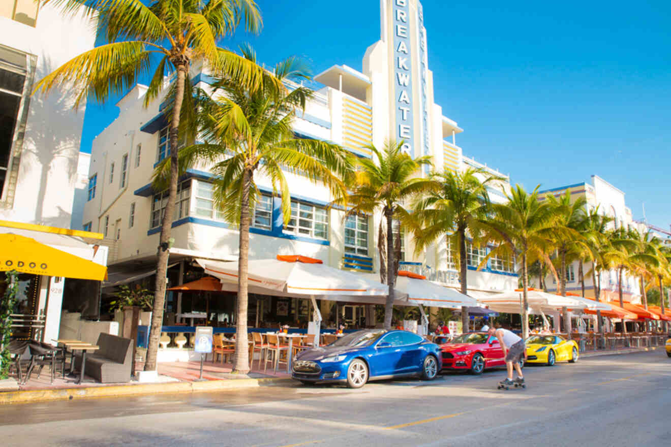 art deco hotel building in Miami