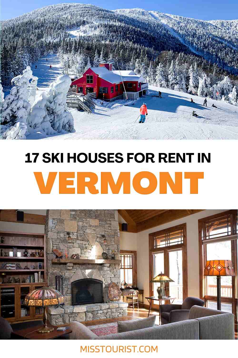 17 Ski Houses for Rent in Vermont • (Skiin/ Skiout style)