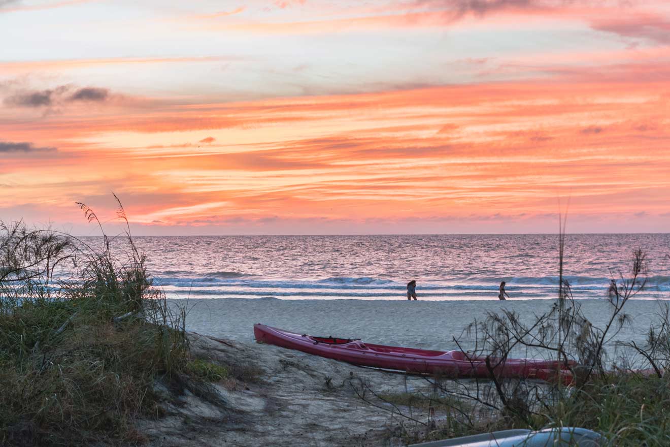 sunset at Indian Rocks Beach