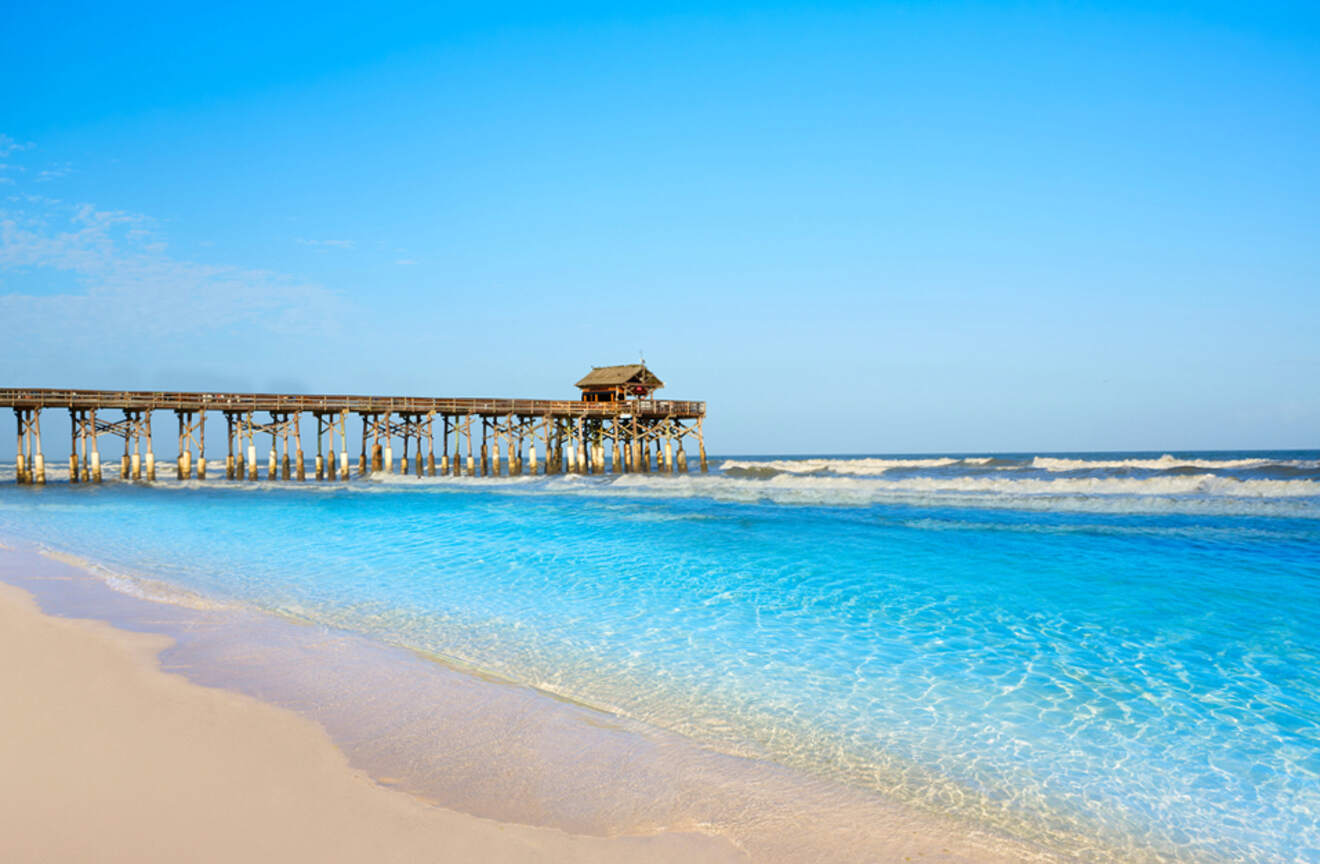 View of the pier at Cocoa beach