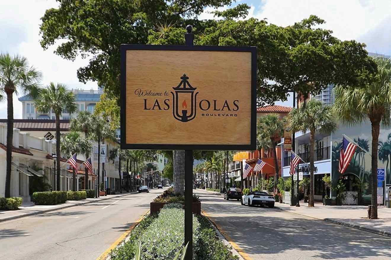  Las Olas Boulevard sign 
