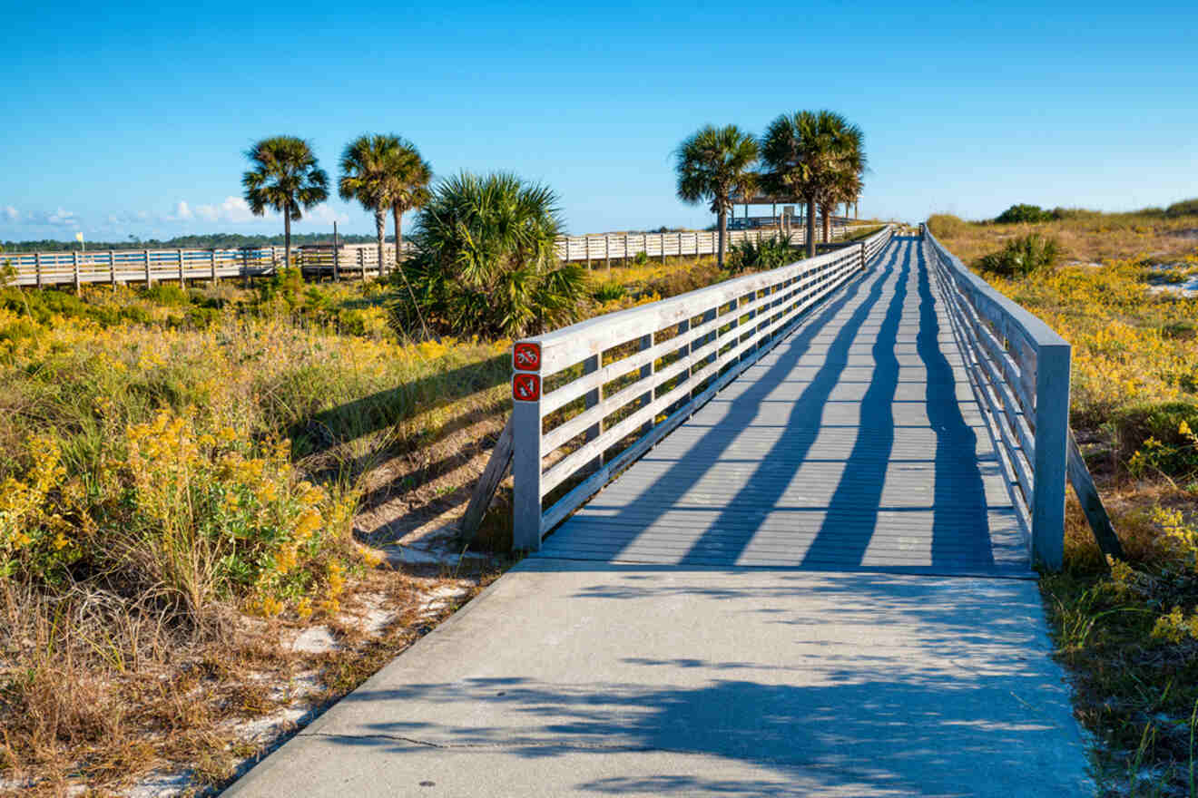 Boardwalk at St Andews State Park