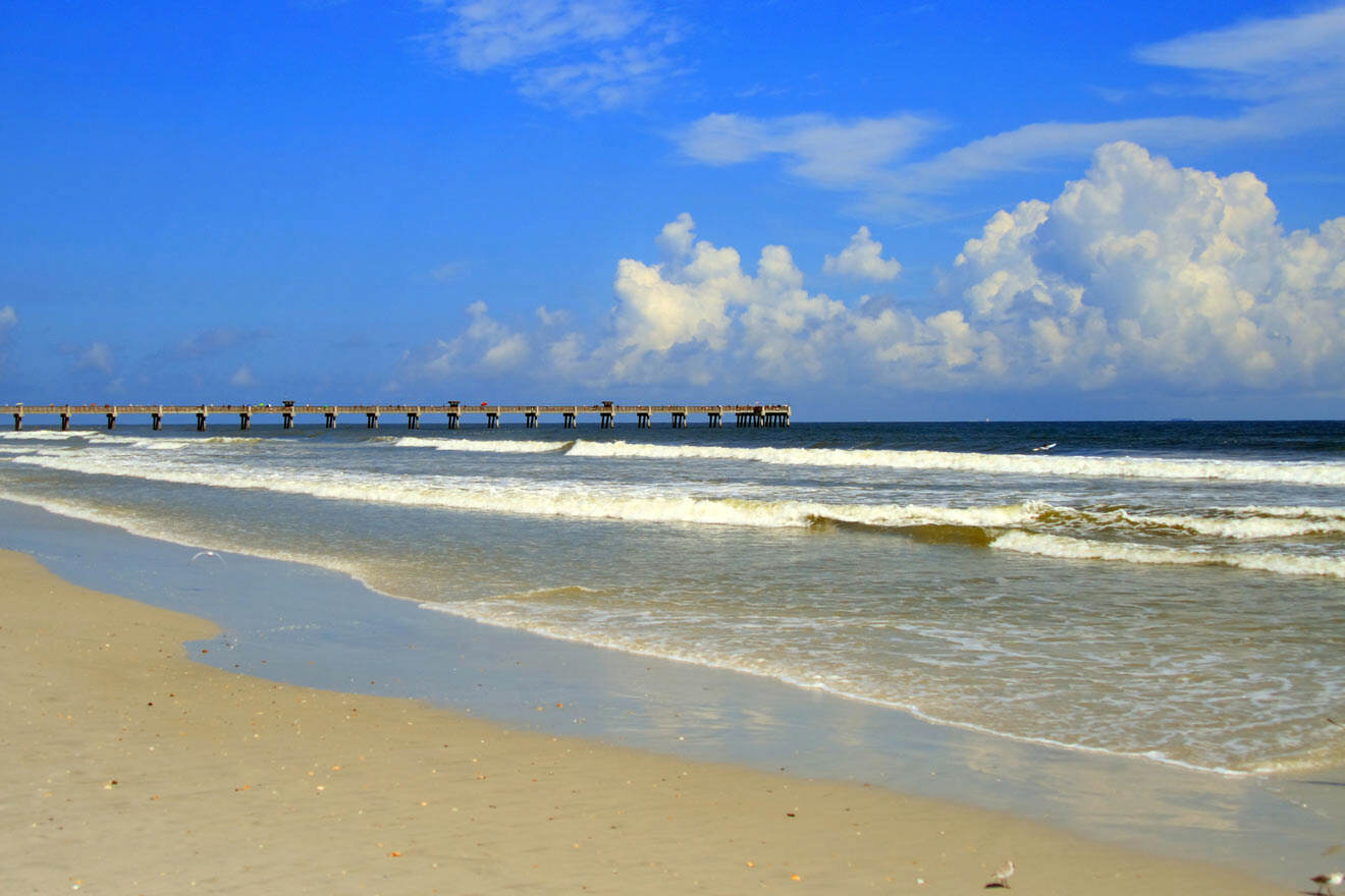 beach and the pier