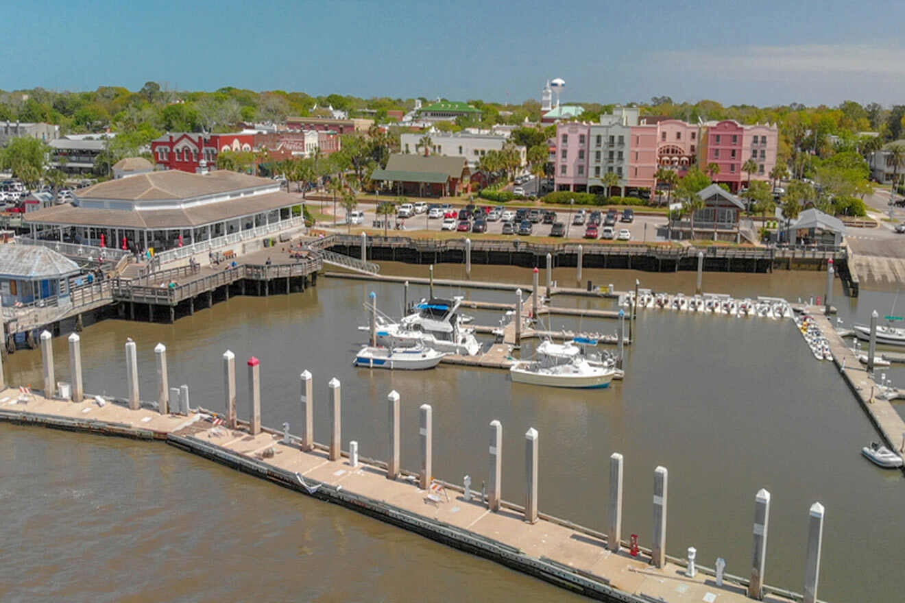 harbor and boats