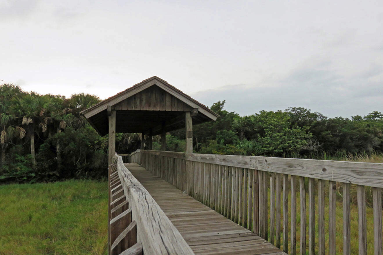wooden footpath at Sanibel-Captiva Conservation Foundation