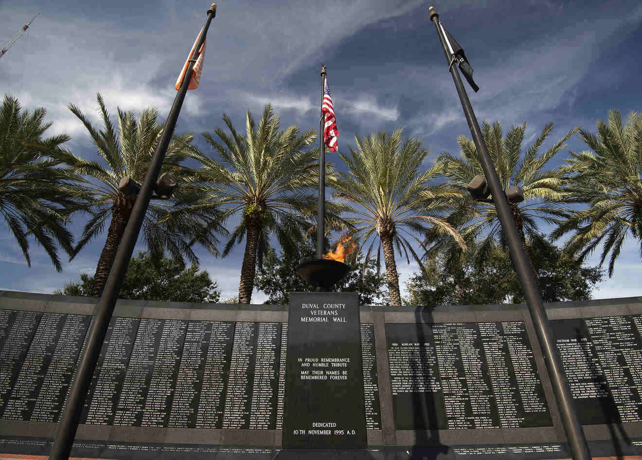 The Veterans Memorial Wall