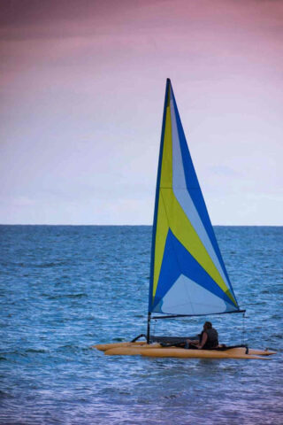 wind sailing