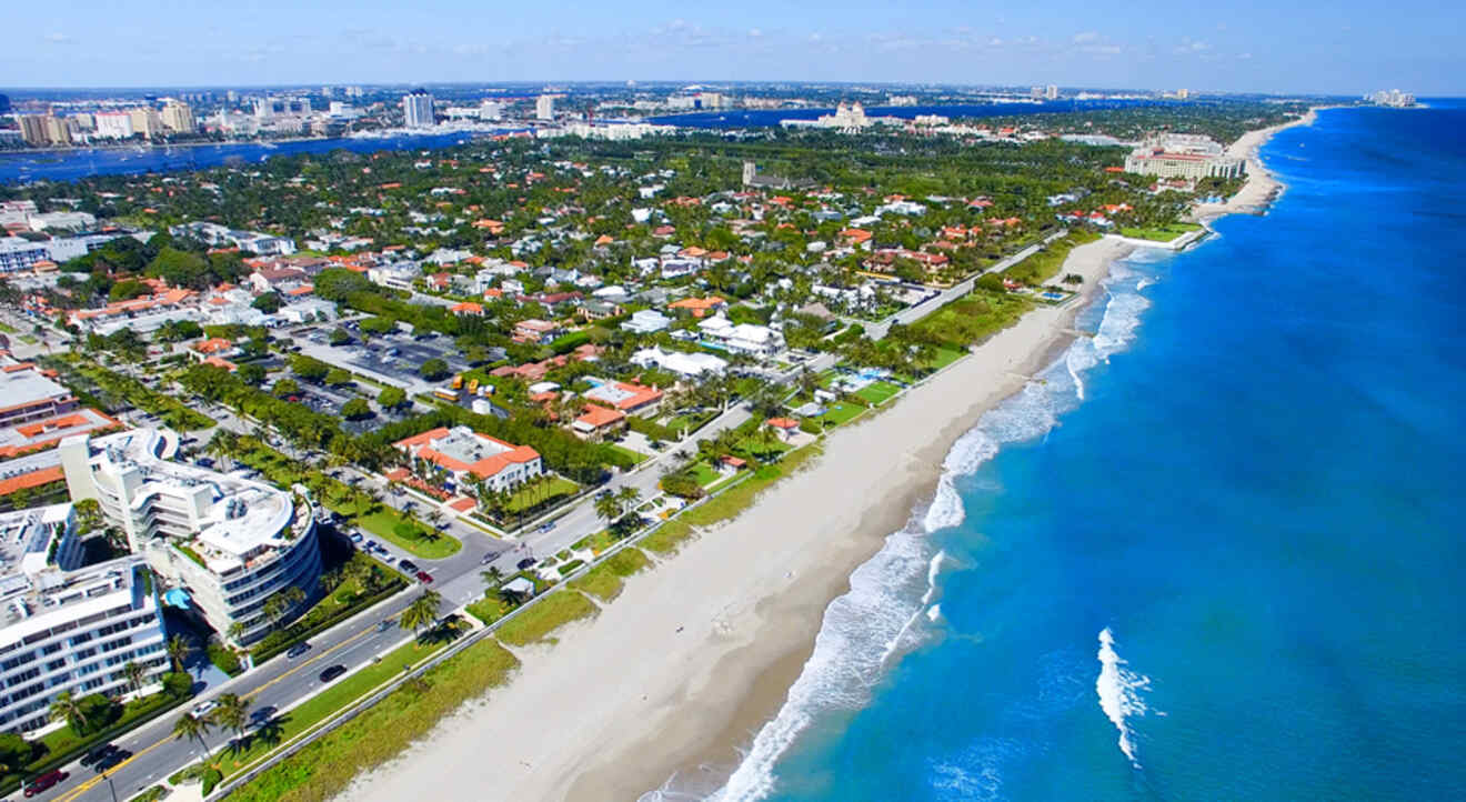 aerial view of Palm Beach