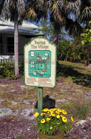 Sanibel Historical Museum & Village sign