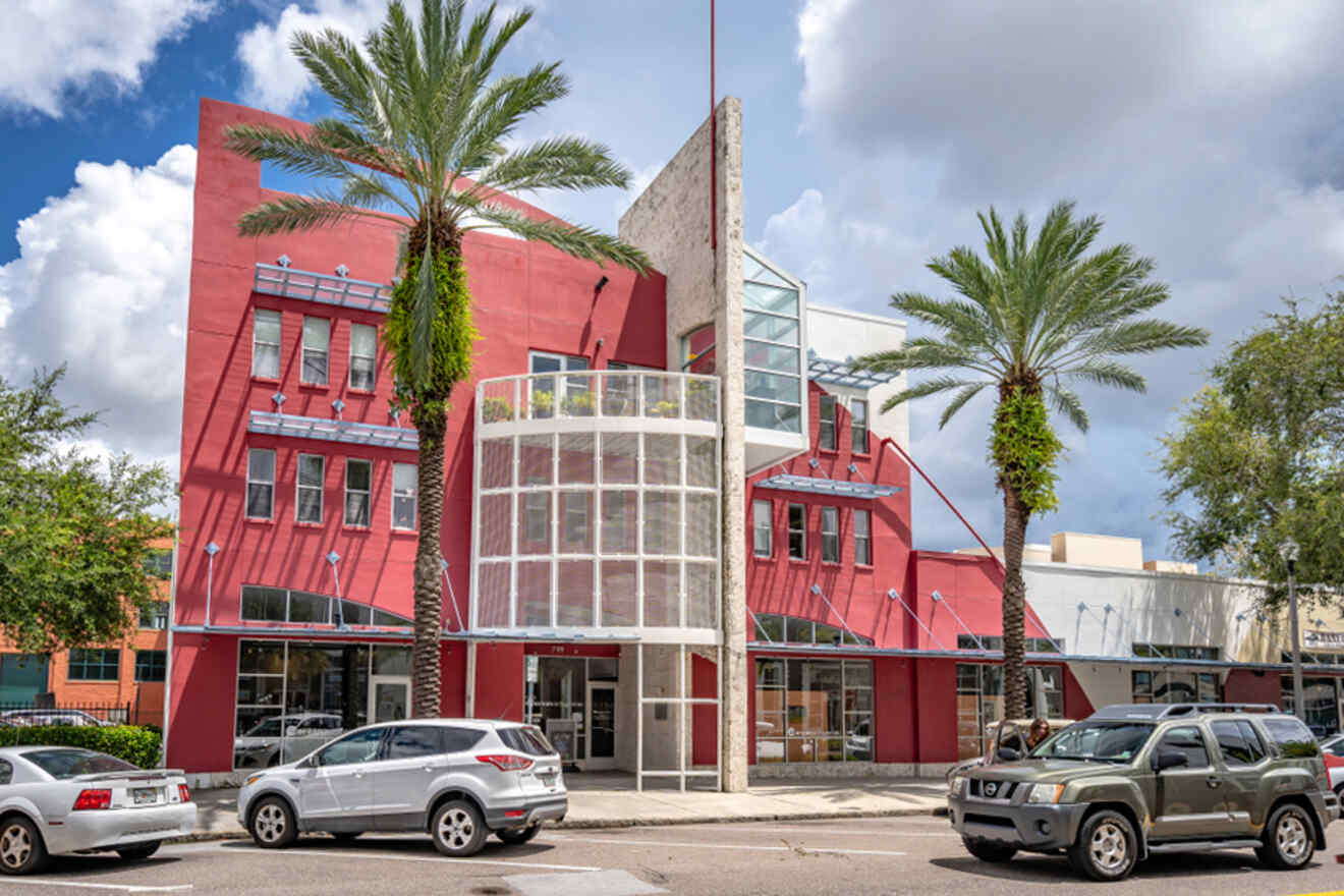 View of the exterior of the Morean Arts Center