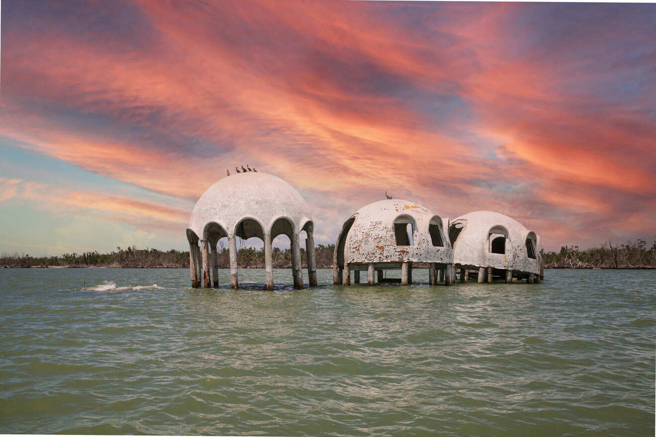 dome-like structures at Cape Romano