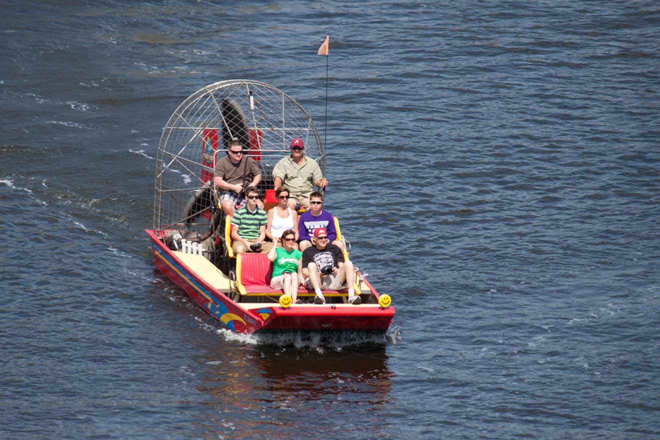 Airboat on Apalachicola River