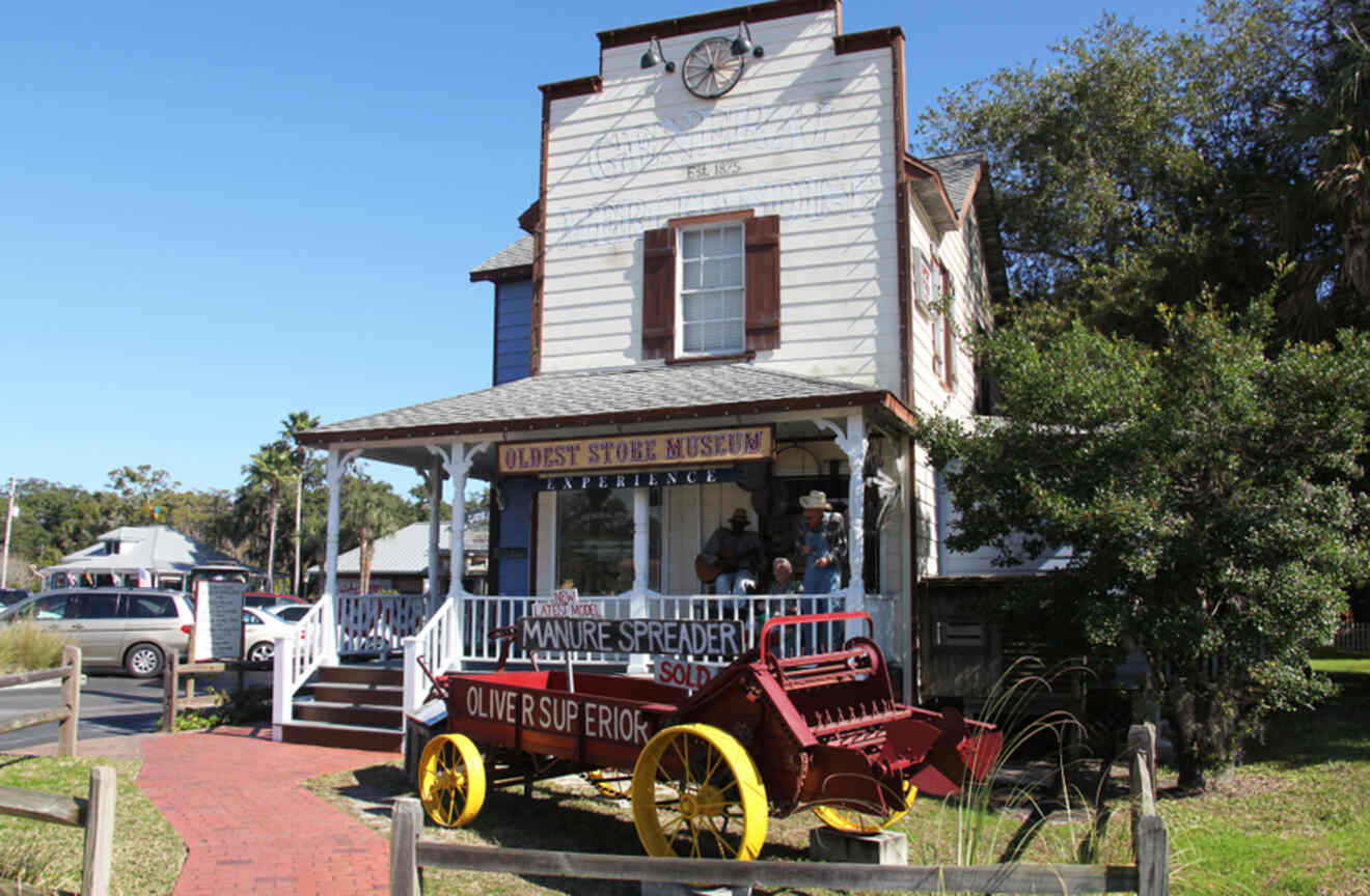 The exterior of Oldest Store Museum Experience