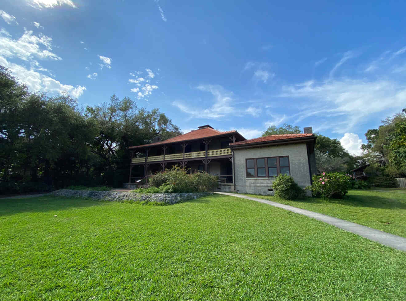 A home at The Barnacle Historic State Park