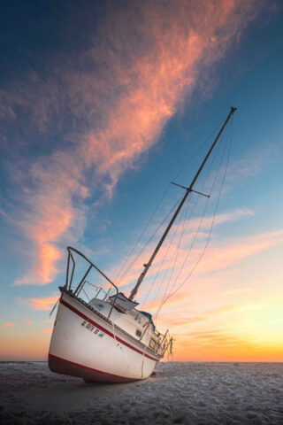 abandoned ship on Opal Beach Pensacola