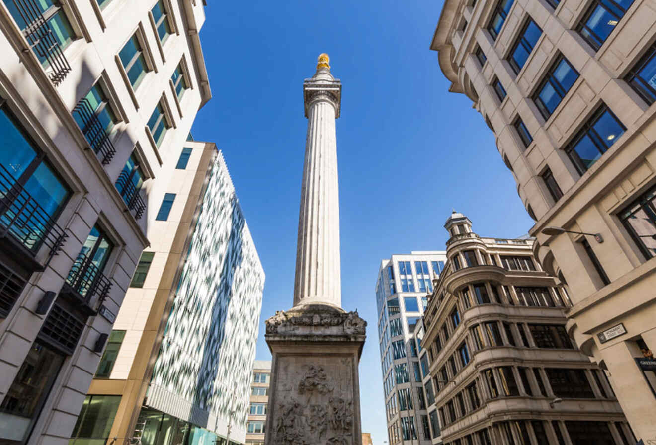 The Monument in London