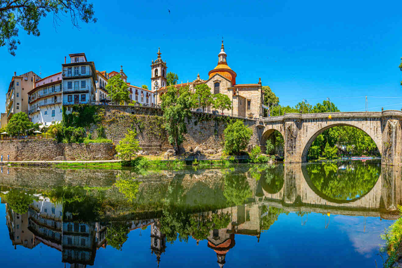 Amarante - view over the bridge