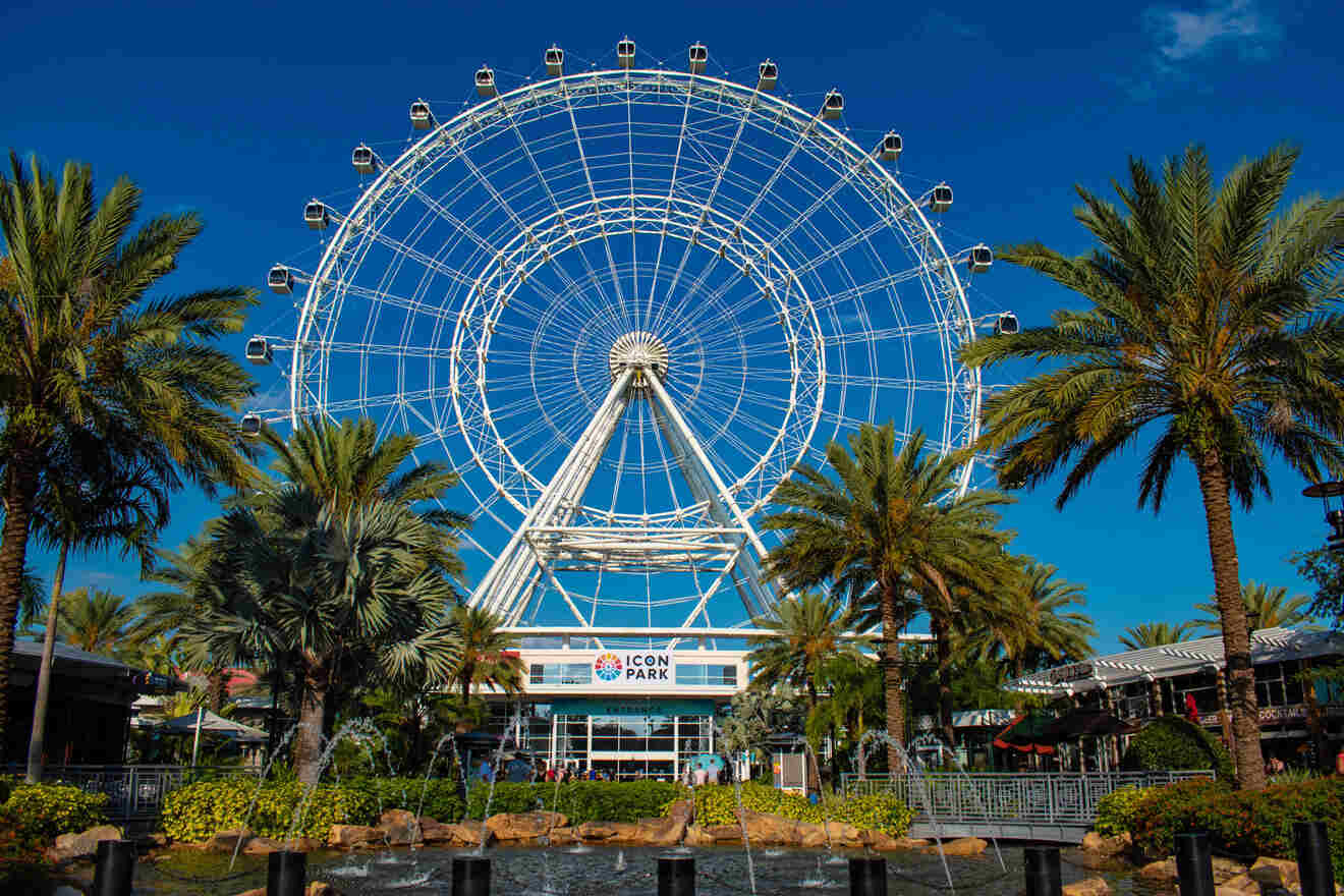 Orlando wheel at Icon park Orlando