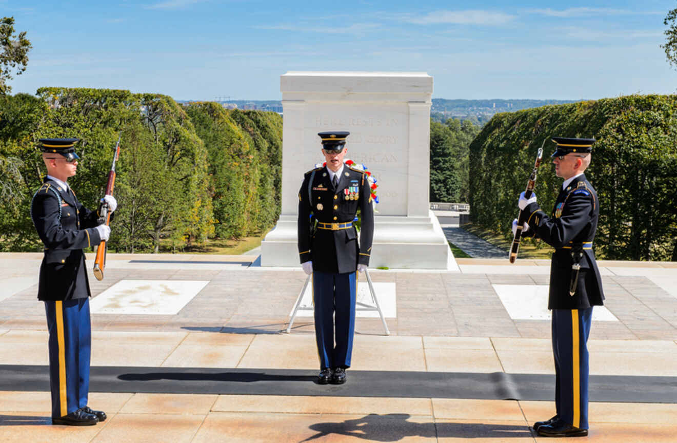 Guards at Arlington National Cemetery