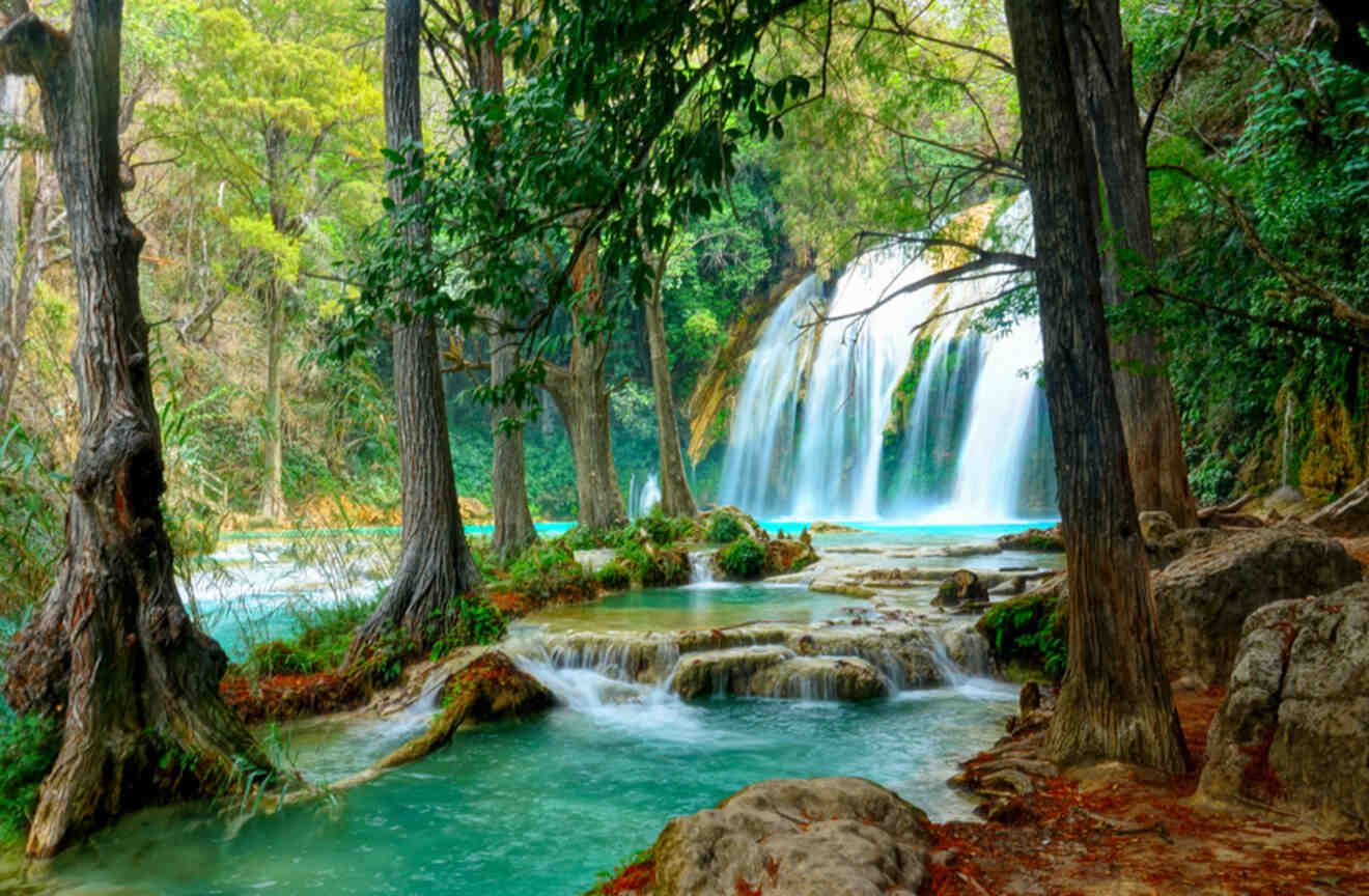 El Chiflón Waterfalls