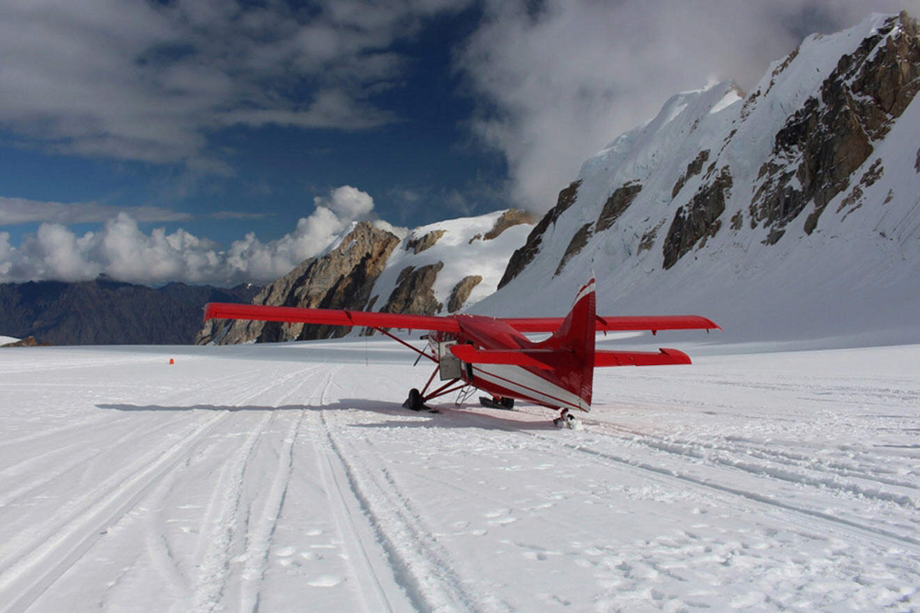 Don Sheldon Amphitheater Glacier landing