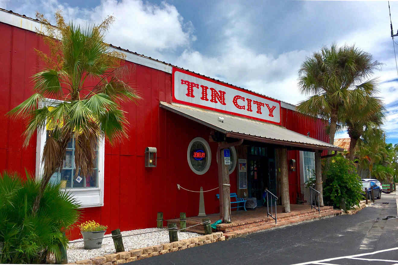 Tin City building