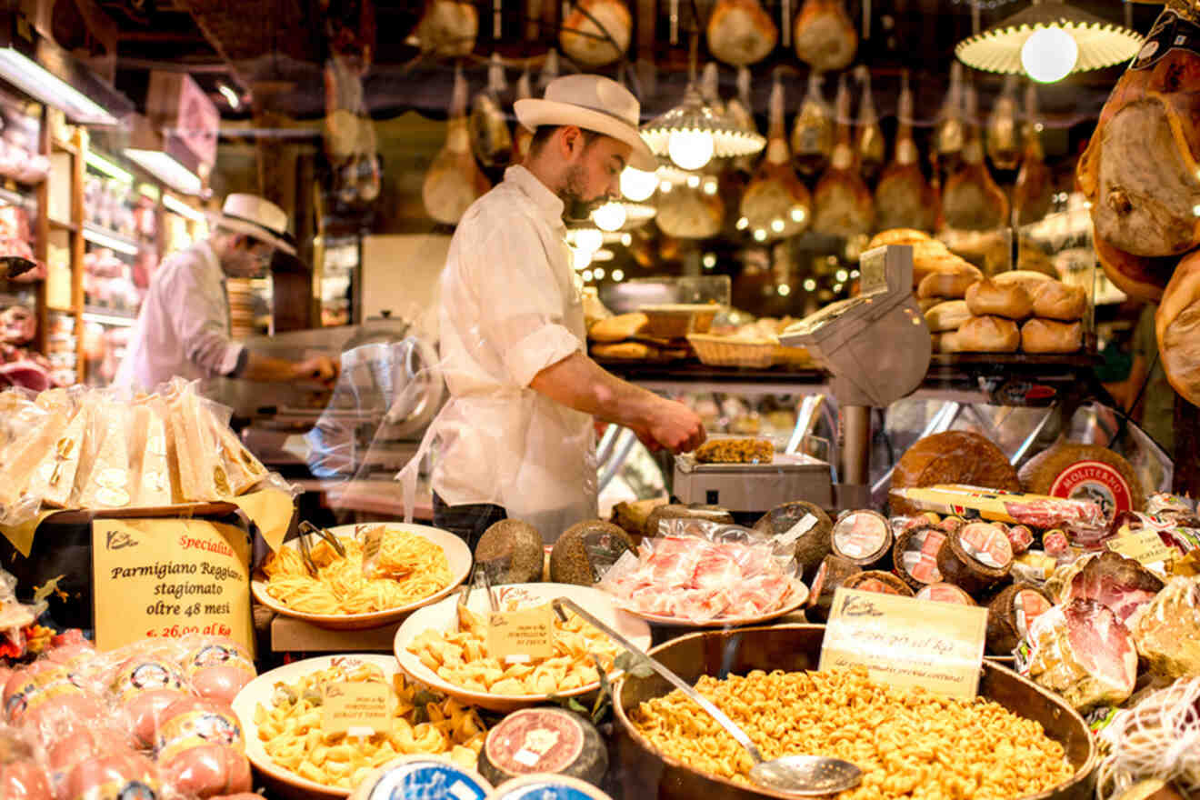 Bologna food marketplace