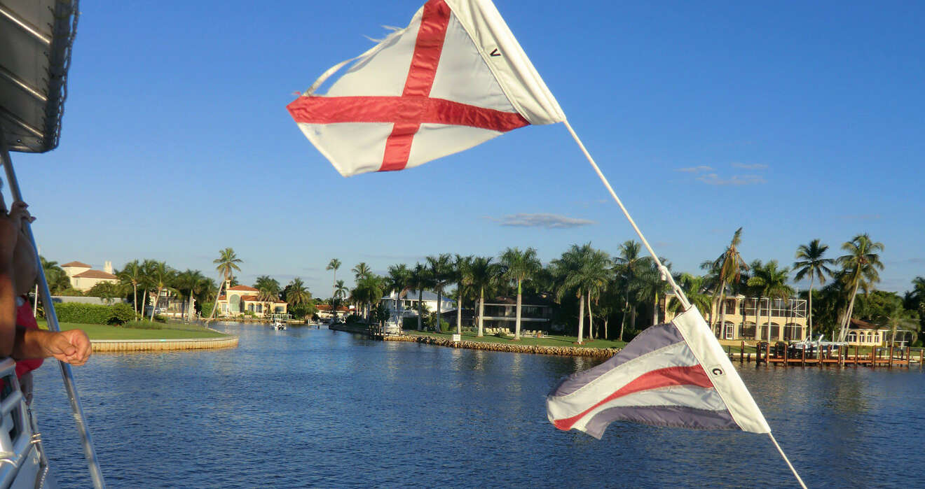 Flags in Port Royal