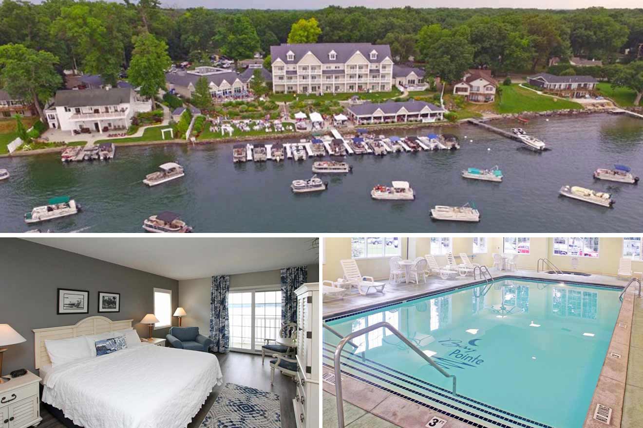 7 Bay Pointe Inn waterfront hotel Michigan