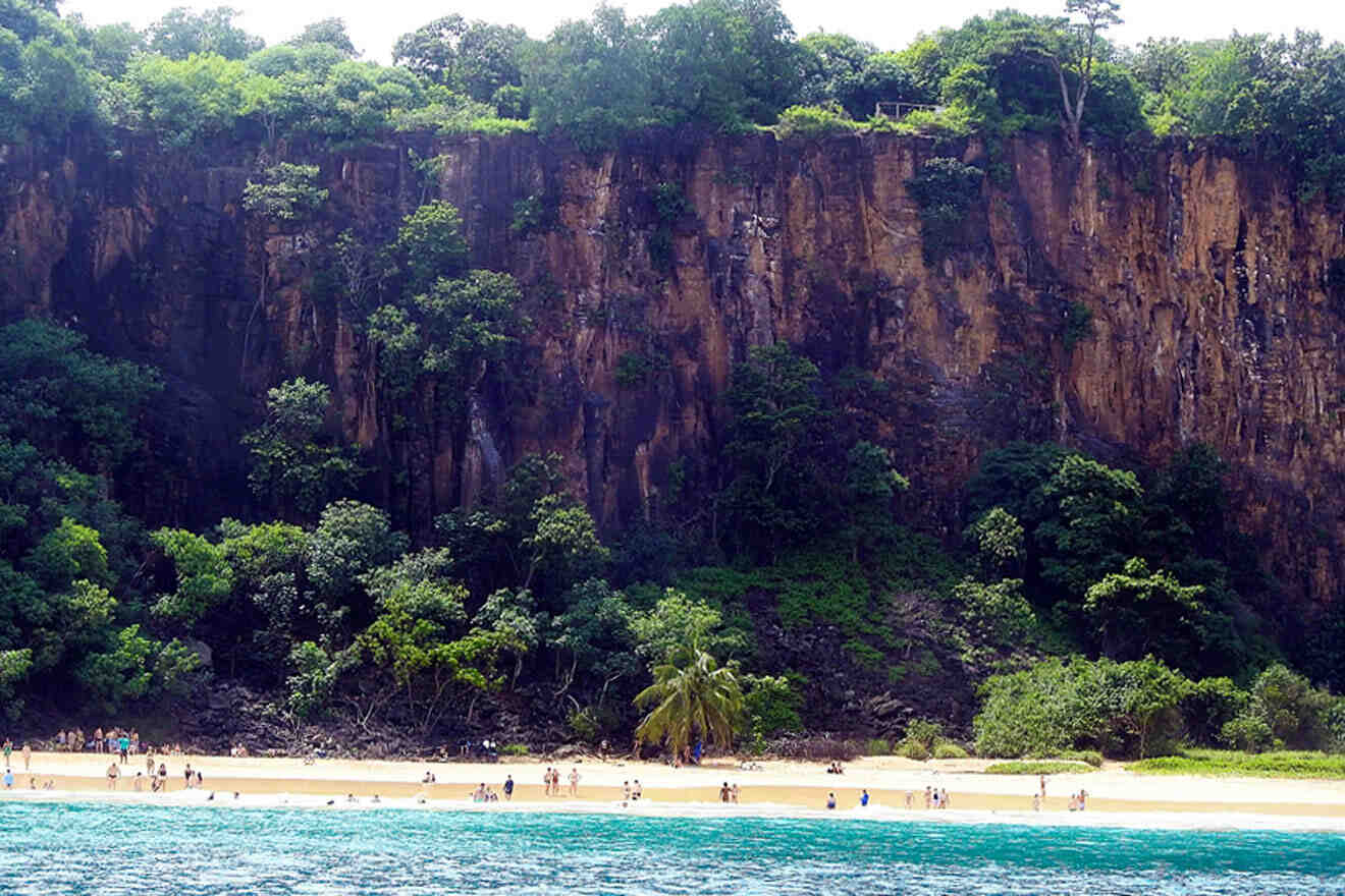 Praia do Sancho - beach, sand and cliffs