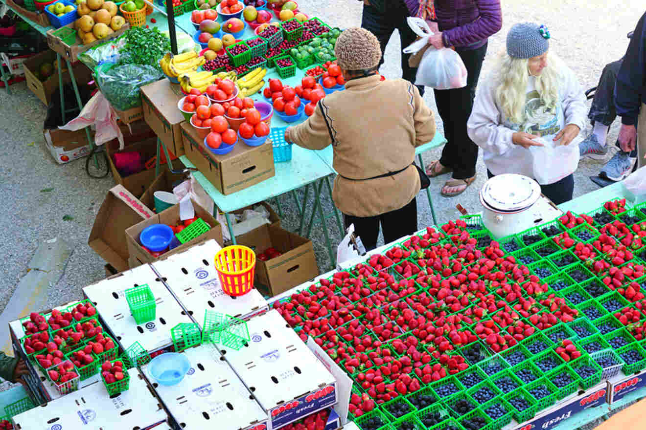 fresh produce at Sanibel Island Farmers Market